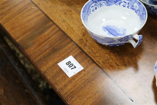 A Regency rectangular mahogany breakfast table, W.158cm